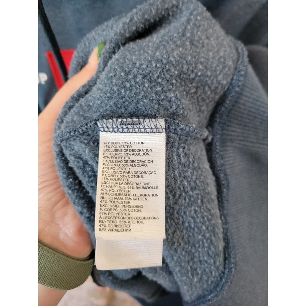 The North Face‎ Blue Logo Hoodie – Men's Large